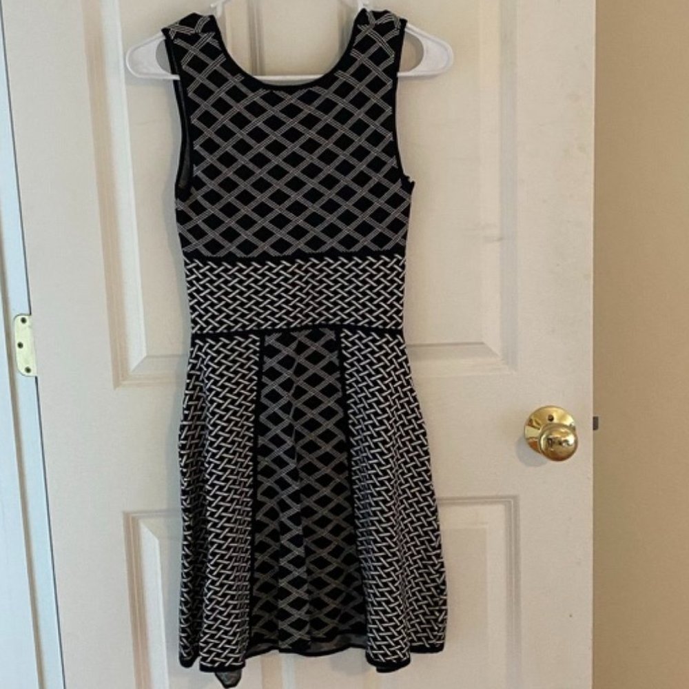 INTERMIX Black White Dress S